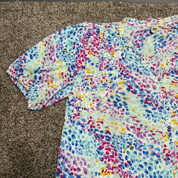 Umgee Multicolor Abstract Blouse - Picture 3 of 10